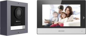 IP Video kit pro 1 účastníka se 7" černo-stříbrným monitorem