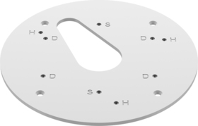 Pad under the installation box for selected Honeywell 35 series cameras