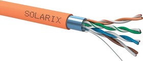 Instalační kabel Solarix CAT5E FTP LSOH B2ca, 500m cívka, SXKD-5E-FTP-LSOHFR-B2c