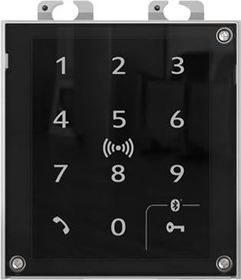 2N IP Verso – Touch keypad & Bluetooth & RFID reader 125kHz, 13.56MHz, NFC/HCE
