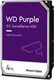 Přídavný HDD k rekordérům, WD Purple, 4TB, SATA, CMR, 256MB