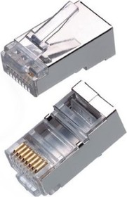 Stíněný konektor RJ45 CAT6 STP 8p8c na drát/lanko