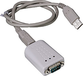 Kabel pro přímé programování ústředen z PC přes USB port počítače