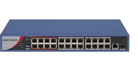 Switch 24x10/100M PoE+ Long-range switch + 1xGigabit combo port, budget 230W