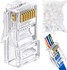 Krimpovací konektor CAT5E UTP, Rapid Fit, balení 100ks Krimpovací konektor CAT5E UTP, Rapid Fit, balení 100ks