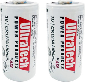 Lithiová (Li/MnO2) 3V baterie CR123A, kapacita 1500 mAh balená po 2ks