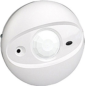 Stropní duální detektor PIR+AUDIO se samostatnými výstupy, Grade 2