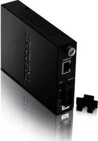 Intelligent 1000Base-T to 1000Base-FX Multi-Mode SC Fiber Converter  (220-550M)