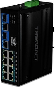 Průmyslový switch 10-port Gigabit PoE++ DIN-Rail