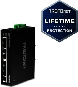 Průmyslový 8-port Fast Ethernet DIN-Rail switch