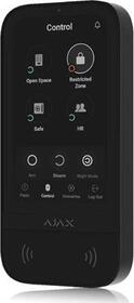 Ajax KeyPad TouchScreen Fibra  black - Sběrnicová klávesnice, dotyková obrazovka