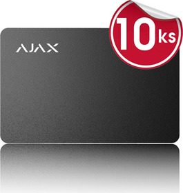 Ajax Pass black 10ks - šifrovaná bezkontaktní karta
