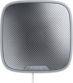 SET Ajax StreetSiren DoubleDeck Fibra+Brandplate white - Drátová venkovní siréna