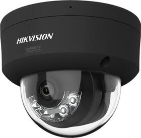 IP dome kamera, 4MP, 2.8mm, WDR, hybridní světlo 30m, audio, VA, IP67, černá