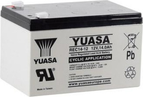 Akumulátor 12V/14Ah pro cyklické použití, konektor Faston 250 (T2 6,35 mm)