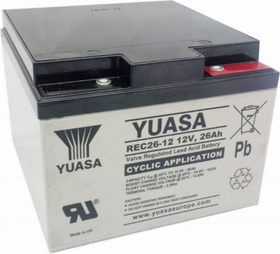 Akumulátor 12V/26Ah pro cyklické použití, šroubové svorky M5