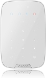 AJAX Superior KeyPad Plus Jeweller, bílá bezdrátová dotyková klávesnice