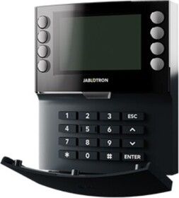 Bezdrátová čtyřsegmentová klávesnice s displejem a NFC čtečkou - antracitová