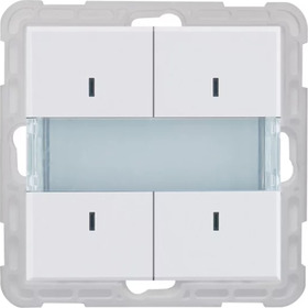 KNX BT-Bustaster 4 tlačítka, 4 světla (KNX Bustaster 4 fach Nova Reinwei)