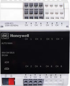 8-kanálový multifunkční výstupní modul (KNX Switch/Shutter/FCU 8CH 16A)