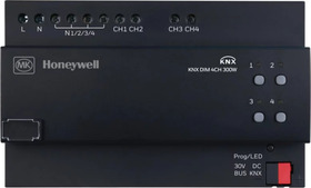 Modul se 4 výstupy pro fázové zkrácení s výkonem 300W (KNX Dimmer 4CH 1.5A 300W)