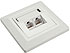 Zásuvka SX9 bílá pod omítku 2xRJ45 STP CAT6