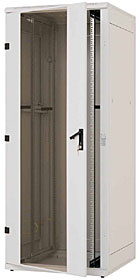 Rozvaděč stojanový 22U/60x80, šedý, dveře sklo, rozebíratelný