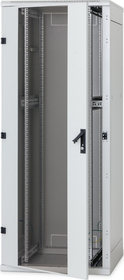 19" rozvaděč stojanový 22U/800x1000 skleněné dveře