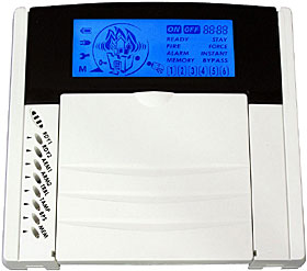 LCD kl. ikon.,6 zón,1 kl. zóna,modré podsv.,hlas. nápov.,pro úst.TLT-CA60PLUS