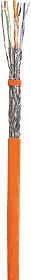 Kabel S/FTP CAT7A LSZH 1000m oranžový,  reakce na oheň Dca s2 d1 a1