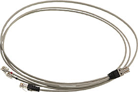 Patch kabel LANmark7 GG45/1xRJ45 2m LSZH
