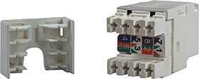Snap-in CAT5E, UTP NEXANS Essential 110/LSA