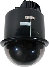 ACUIX Dome,In-Ceiling,18X CLR PAL, Clear Dome/BLK Trim