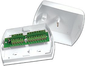 Plastic ABS 26 way junction box, tampered