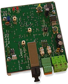 Vysílač data/optika, 1x RS485(422) / 1x opt. vlákno, SC, MM/SM, 12V/24V, DIN