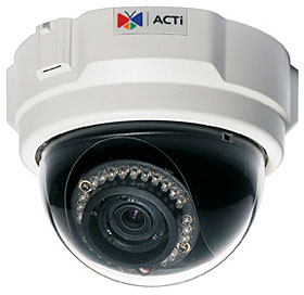 Vnitřní IP dome kamera, TD/N, SXGA, 1.3MP, f=3.3÷12mm, IR přísvit
