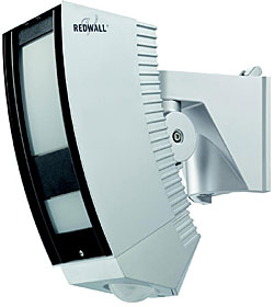 Redwall-V - venk. PIR detektor, det. char. 100 x 3 m, AM, pohled pod sebe