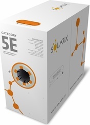 kabel FTP CAT5E venkovní  SOLARIX PE 305m/box