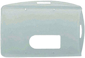 Access card dispenser, polypropylene, for 1 card, with thumb notch