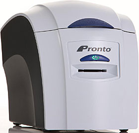 ID card printer, hand feeding of cards