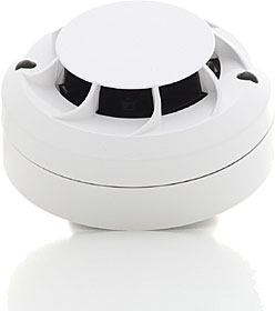 S200 Advanced optical smoke detector with isolator, ivory colour.