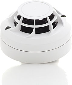 S200 Advanced 58°C fixed temp. heat detector with isolator, white colour.