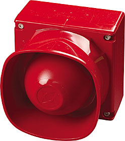 XP95/Discovery multi-tone weatherproof open-area sounder (red)