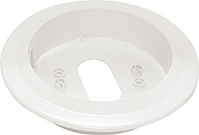 WHITE RECESS MOUNTING KIT for 400/500 SERIES BASES