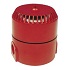 Red sounder, 24 VDC, intrinsically safe, ATEX approved.