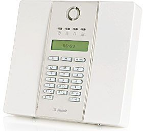 Kit s vestavěnou LCD klávesnicí, komunikátor, klíčenka, PIR, magnet a baterie