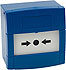 Blue Call Point, Double Pole Changeover contacts, Surface, Flexi, Plain