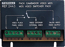 MDS CITY/DIRECT videopřepínač pro dva vstupní panely