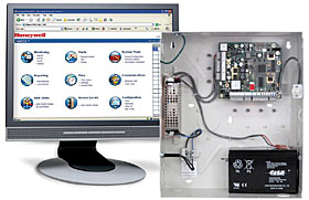 Single-door NetAXS-123 controller in metal enclosure