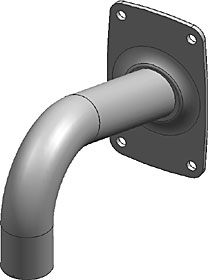 Wall mount bracket for Dome cameras